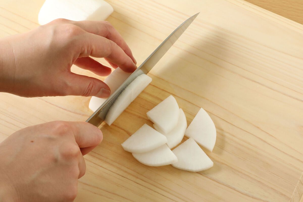 「いちょう切り」を劇的に極める！プロ直伝の高速均一カット術