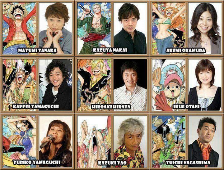 Voice Actors of One Piece
