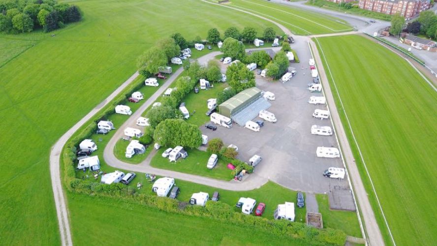 Warwick Racecourse Caravan and Motorhome Club Campsite