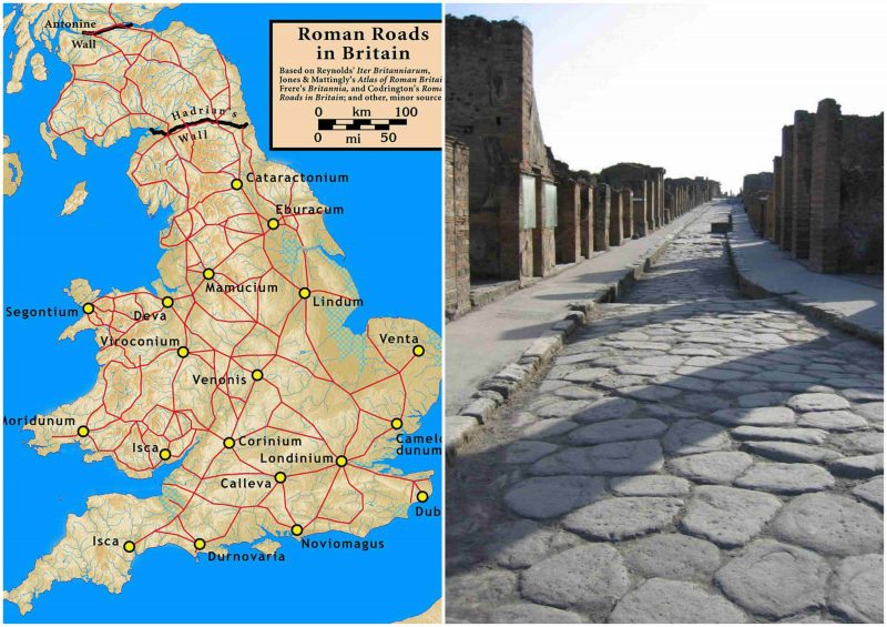 Roman Road from London to York