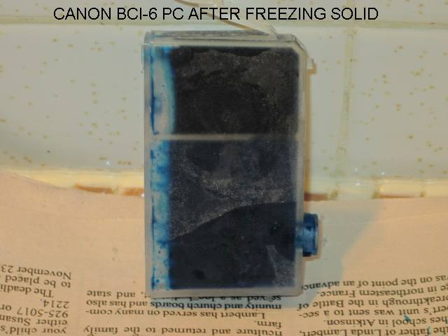 Will Printer Ink Freeze
