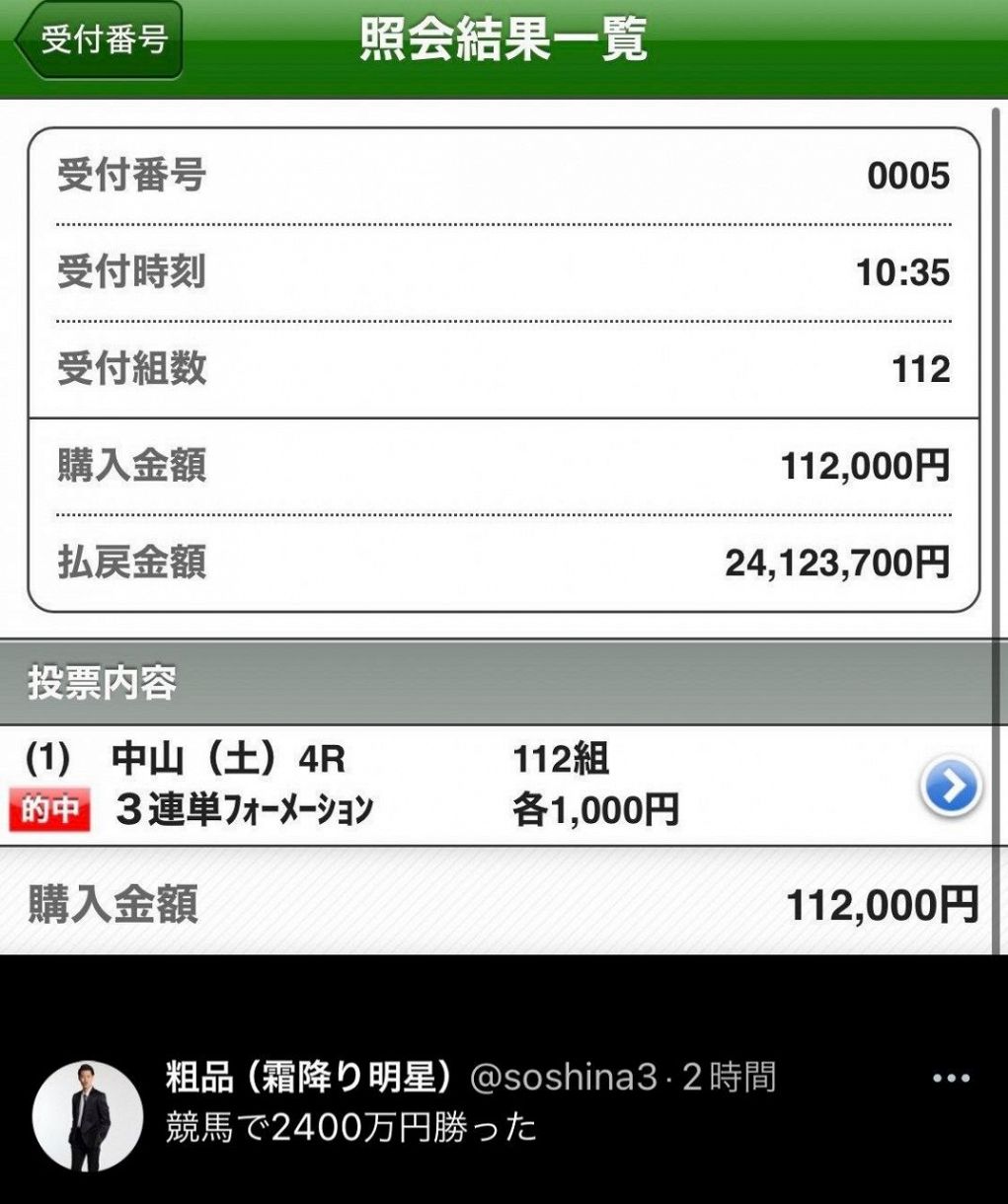 粗品2400万円寄付の真実とは？競馬的中と借金・税金問題の全貌