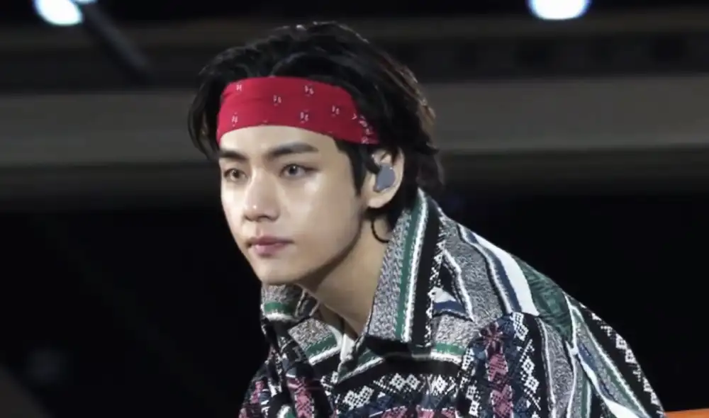 Taehyung 2026 with a Bandana