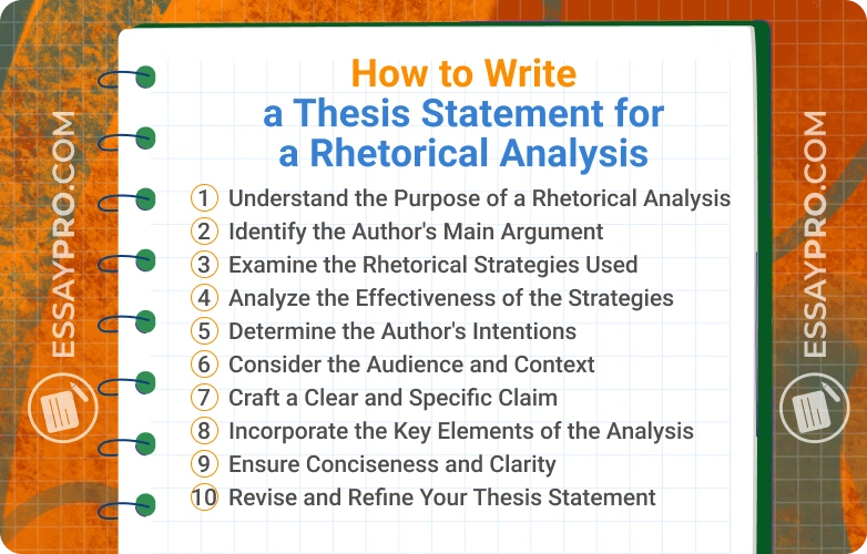 How to Write a Thesis for a Rhetorical Analysis