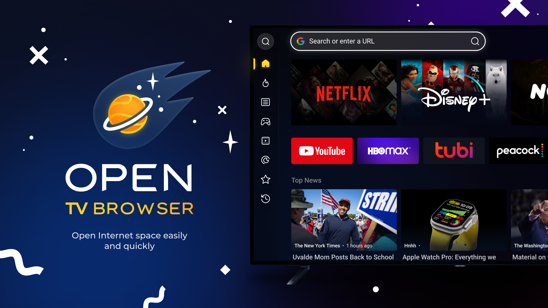 Open Browser - Tv Web Browser