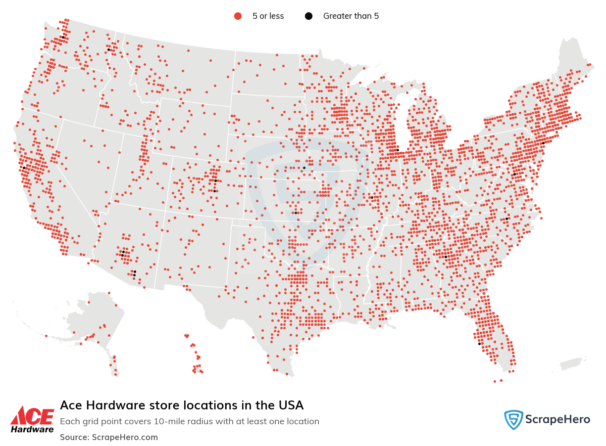 Ace Hardware Maps