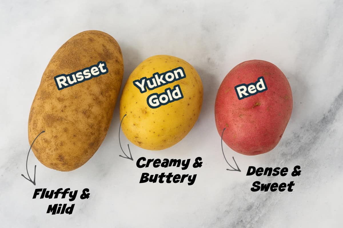 Mashed Potatoes Russet or Yukon Gold