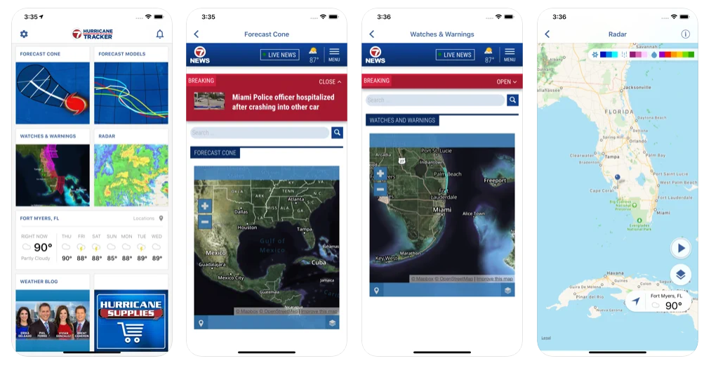 Miami Hurricane Tracker