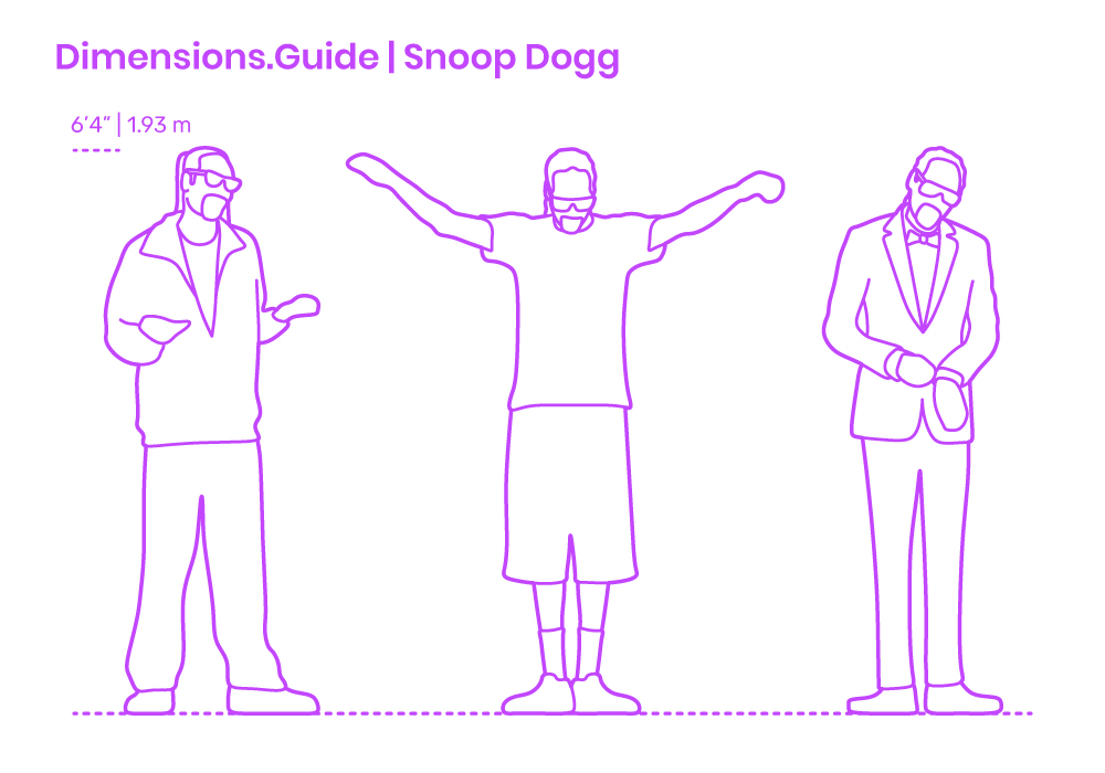 How Tall Is Snoop Dogg in Ft