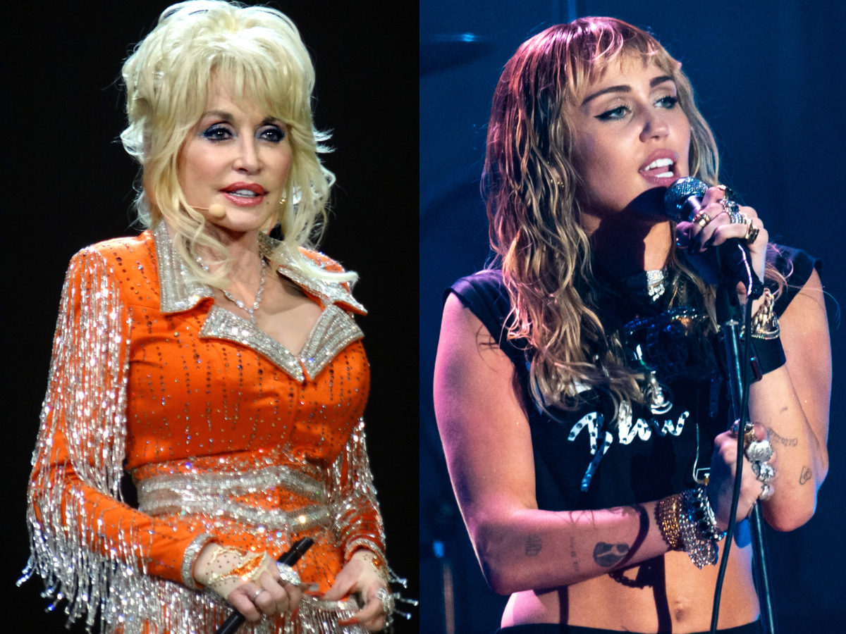 Miley Cyrus Godmother Dolly Parton: “I Have an Angel by My Side”