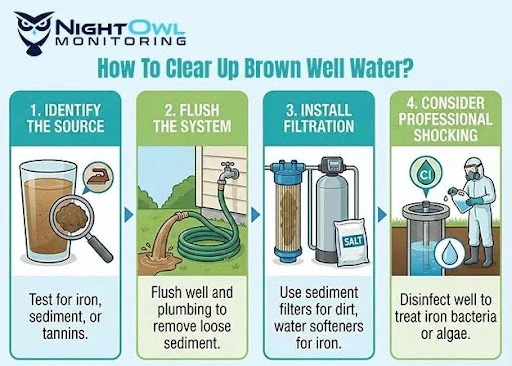 How to Clear up Brown Well Water