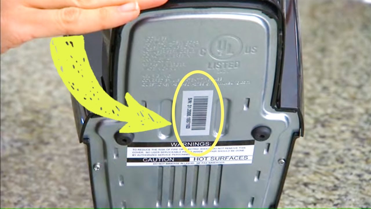 Serial Number on a Keurig