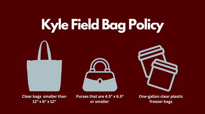 A&M Football Bag Policy