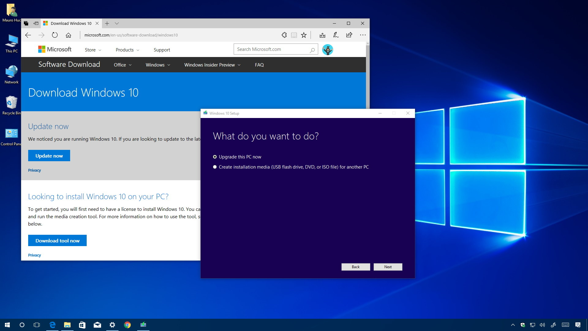 Win 10 Creation Tool