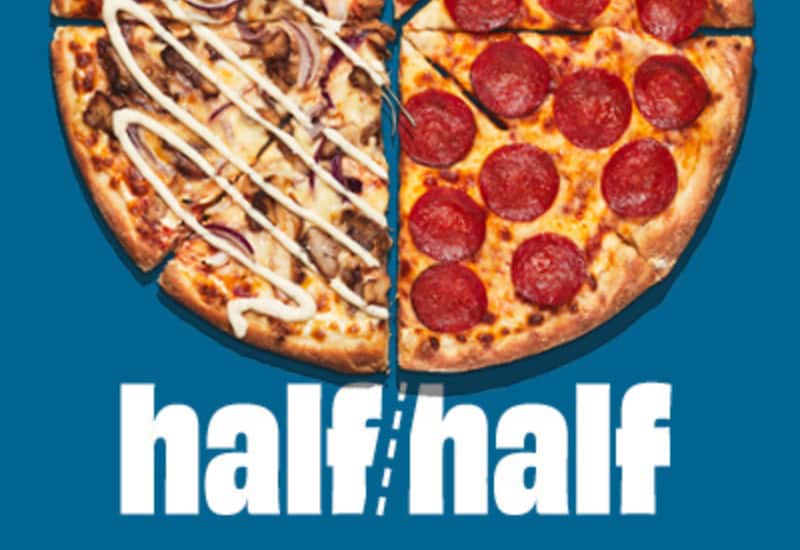 Half and Half Dominos