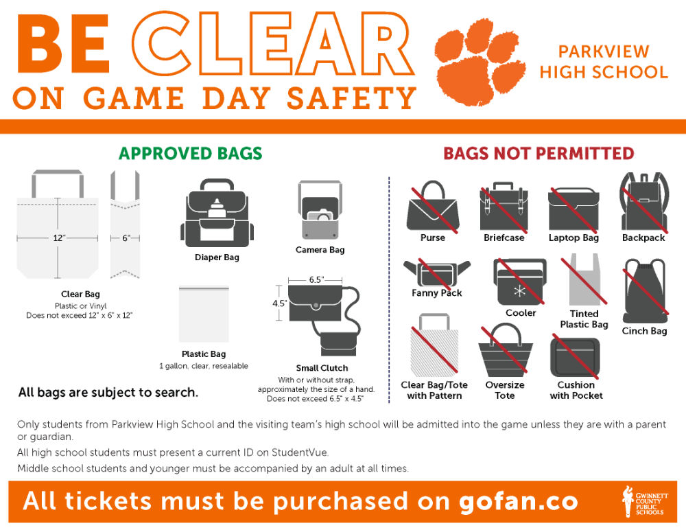 Clear Bag Policy High School
