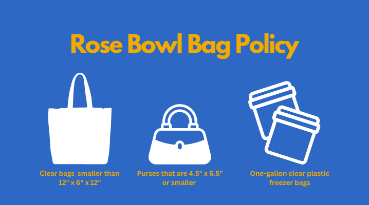 Rose Bowl Concert Bag Policy