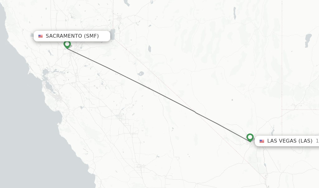 Sacramento to Vegas Flight Time