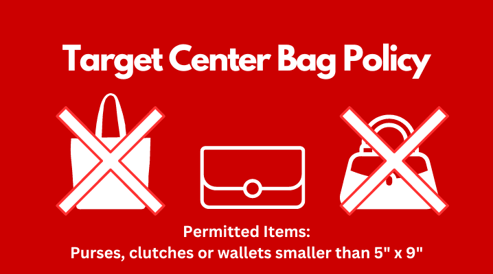Bag Policy at Target Center