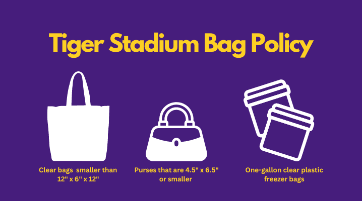 Tiger Stadium Lsu Bag Policy