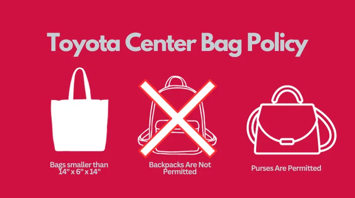Nba Bag Policy Toyota Center