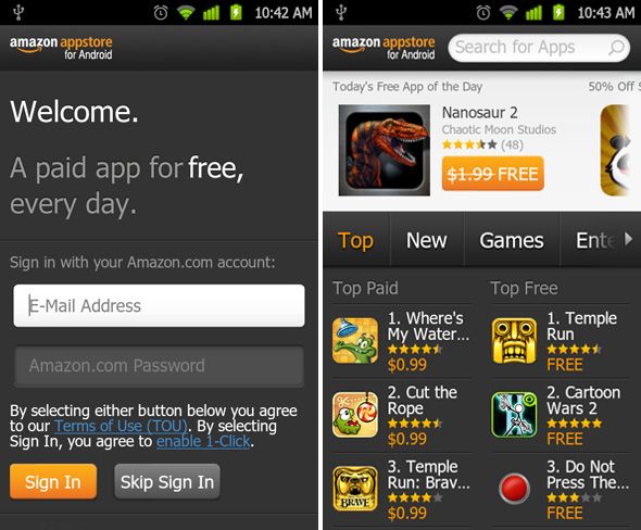 Download Free Apps from Amazon Appstore