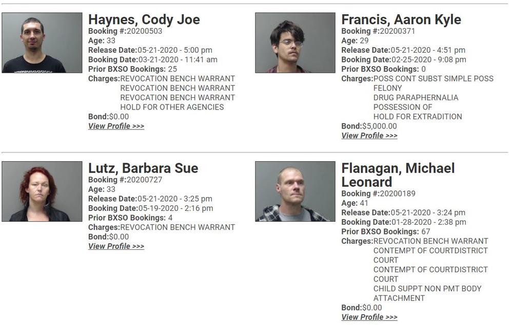 Baxter County Inmate Roster 48 Hour Release