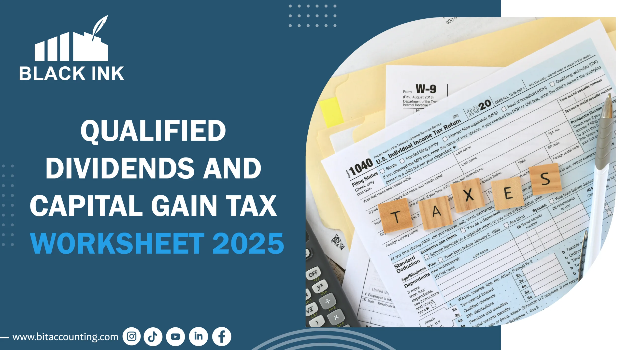 Qualified Dividends and Capital Gain Tax Worksheet 2026 Pdf Free