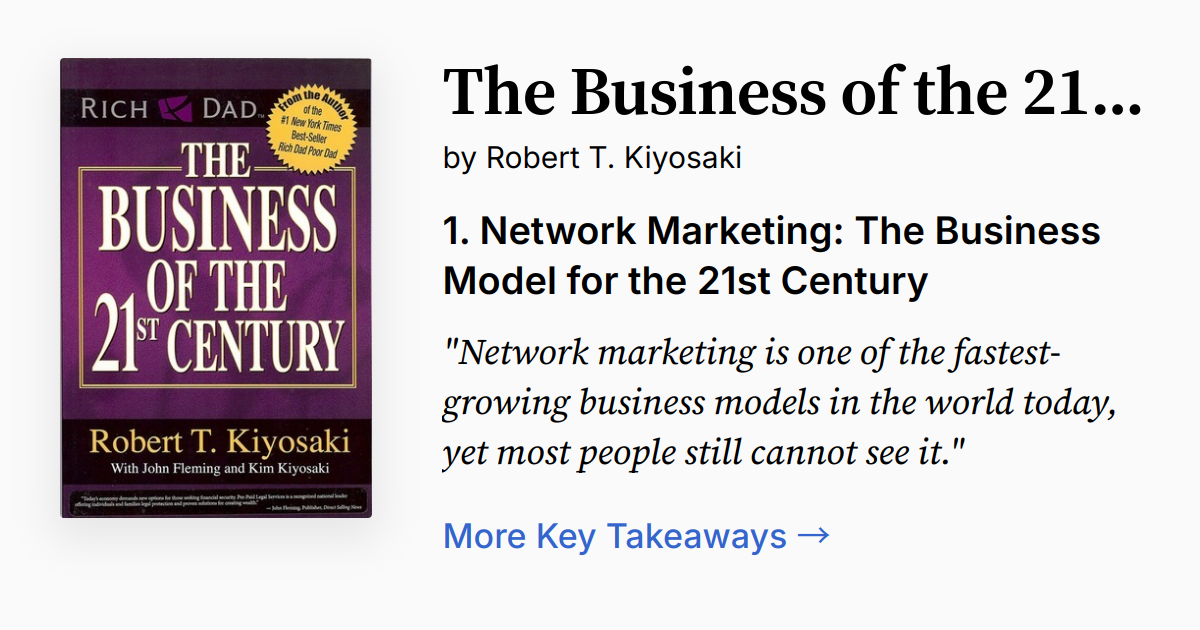 The Business of the 21St Century Summary