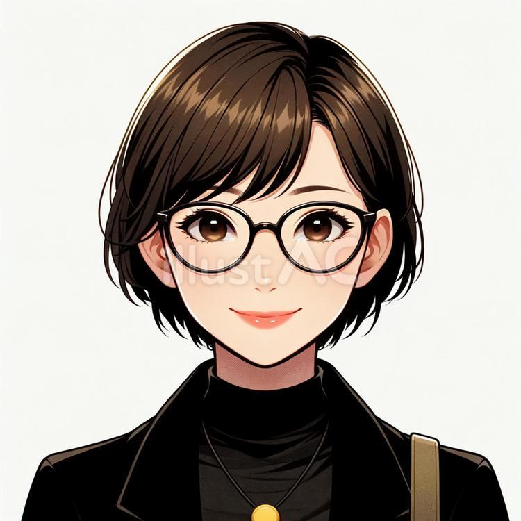 商用Okなメガネ女子イラスト！映える無料素材の選び方と著作権