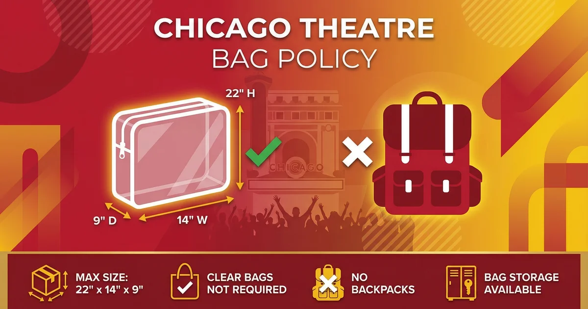The Vic Chicago Bag Policy