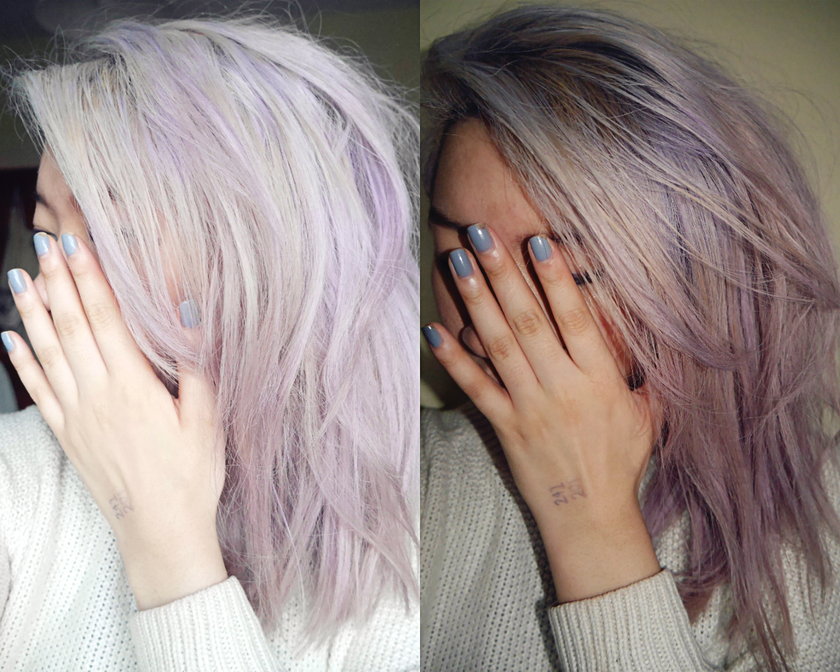 Silver Lilac Hair Dye