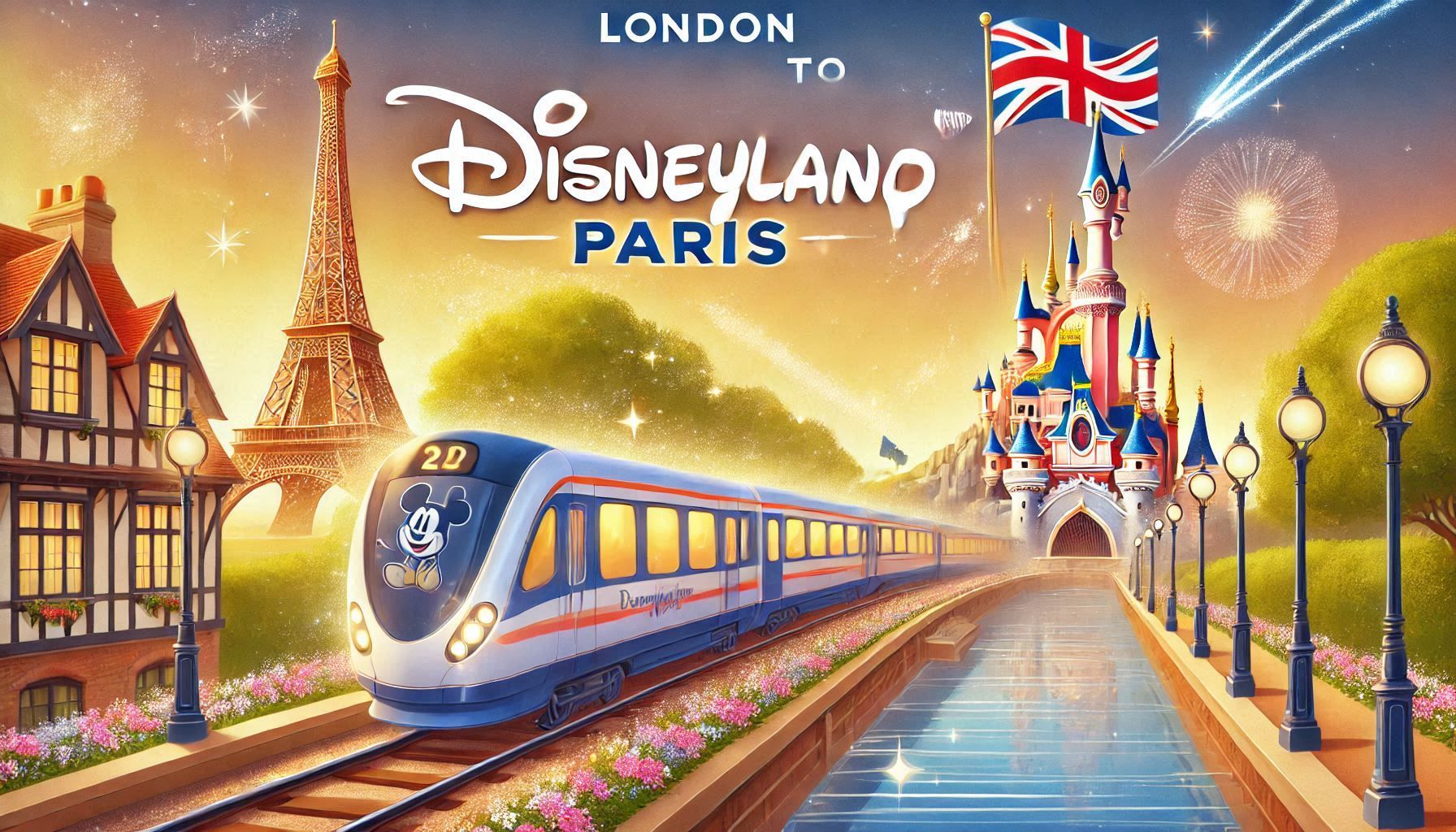 Train from London to Disney Paris