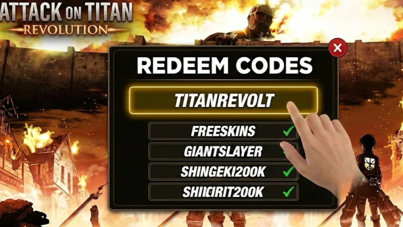 Codes for Attack on Titan Revolution
