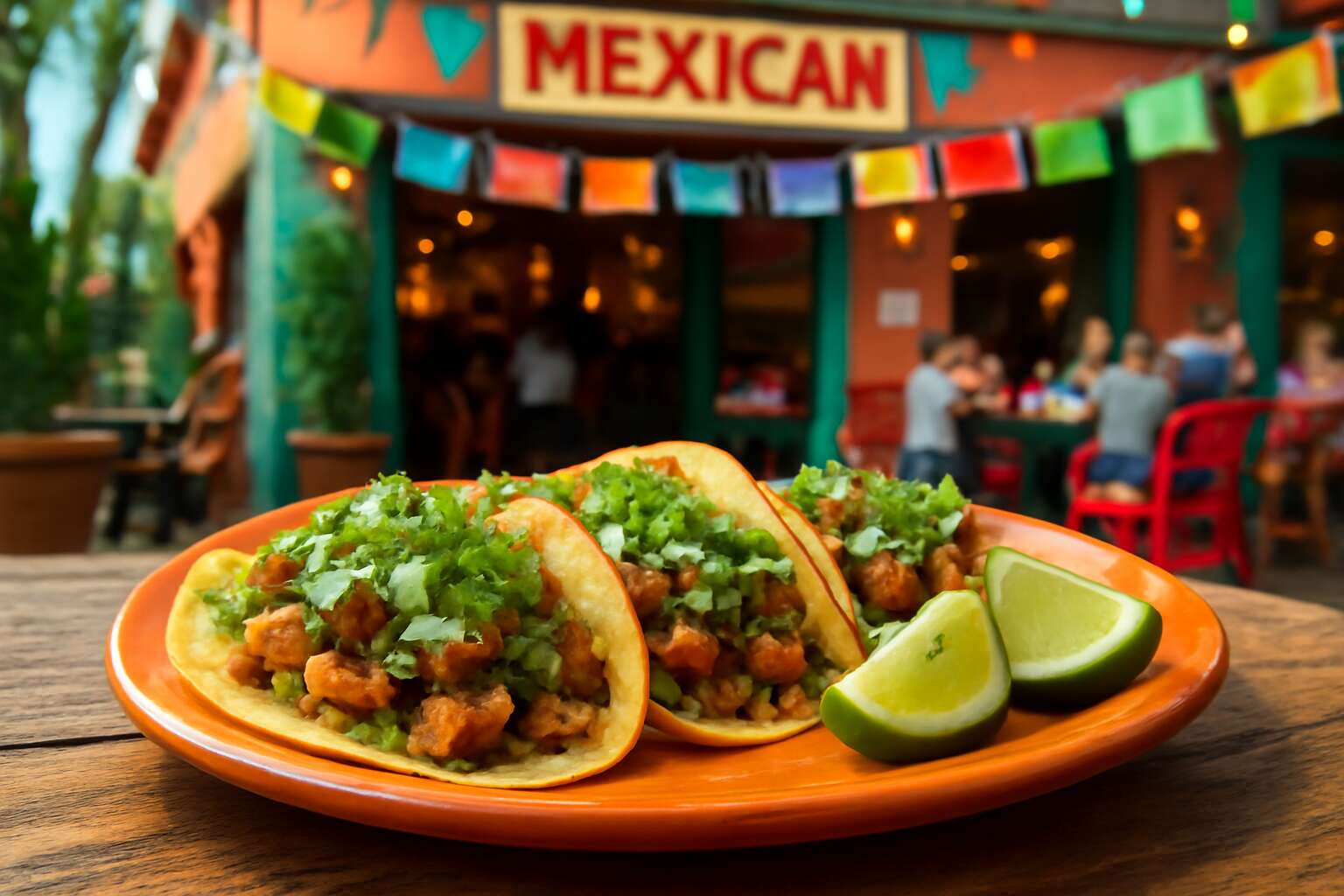 Food at a Mexican Restaurant