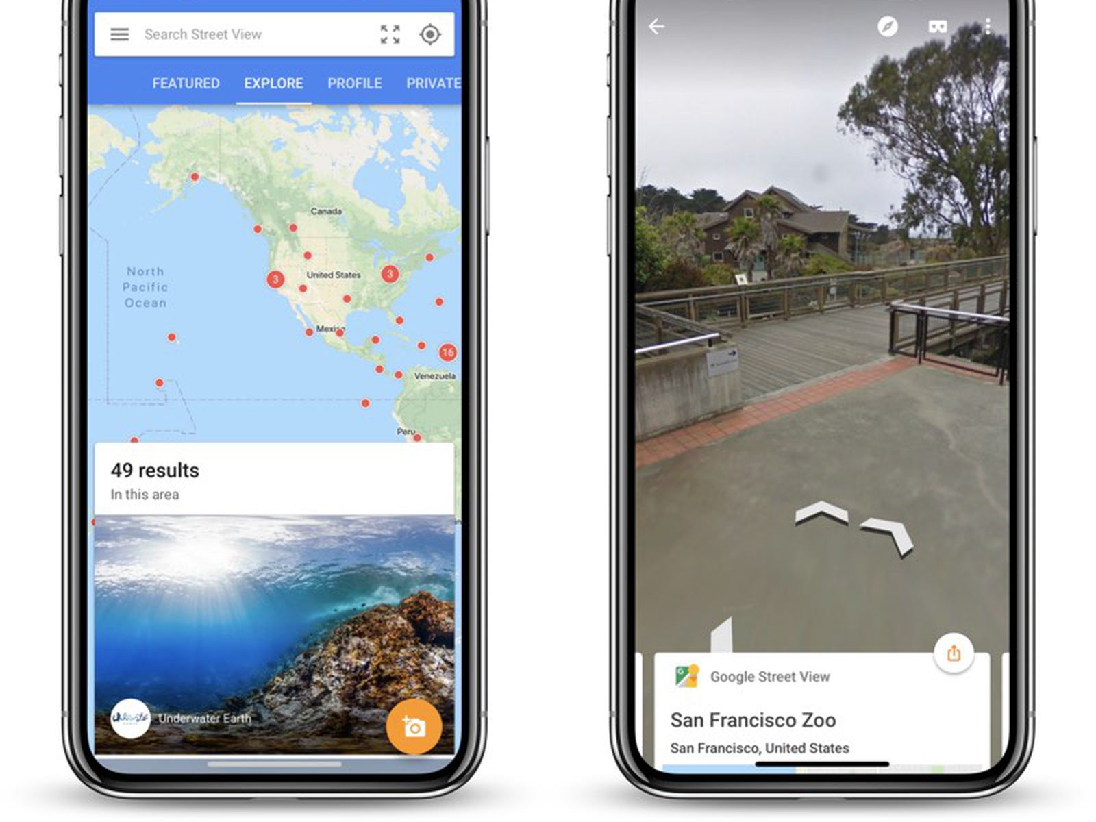 Google Street View Iphone