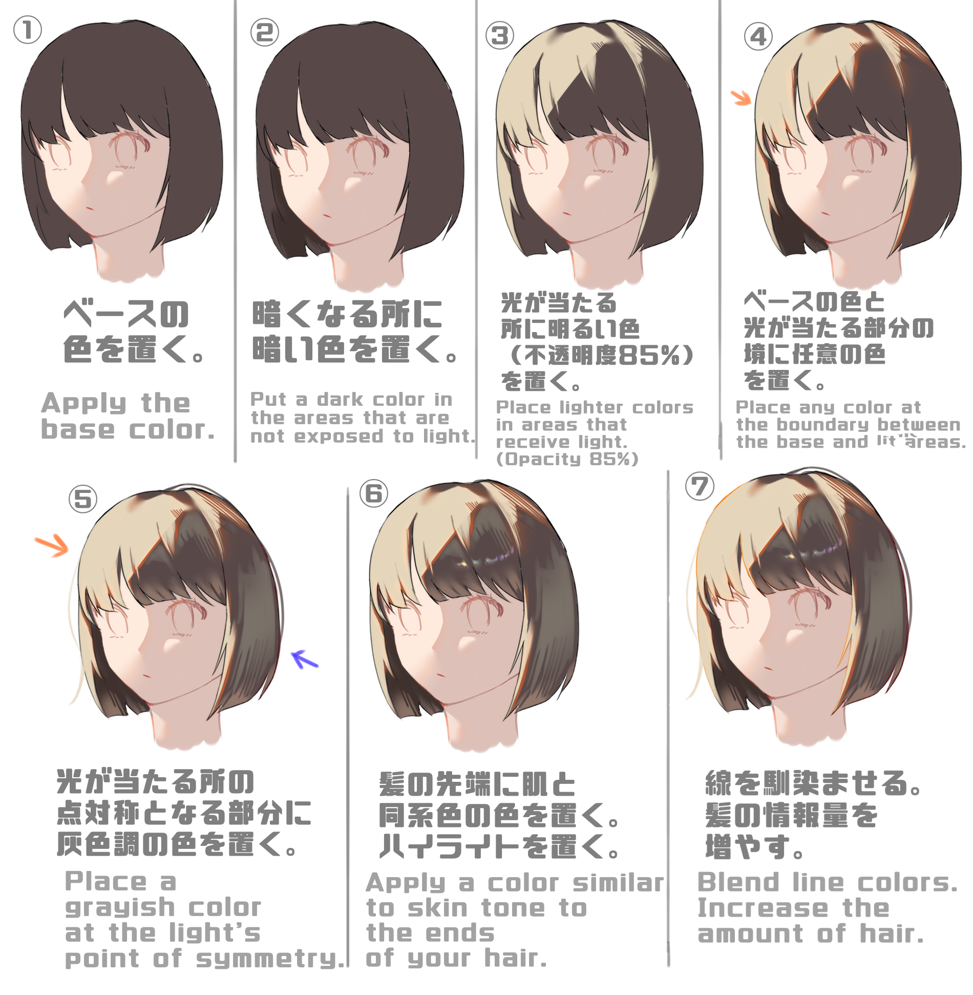 神絵師が明かすアイビス髪塗り術！立体感と透明感を極める極意