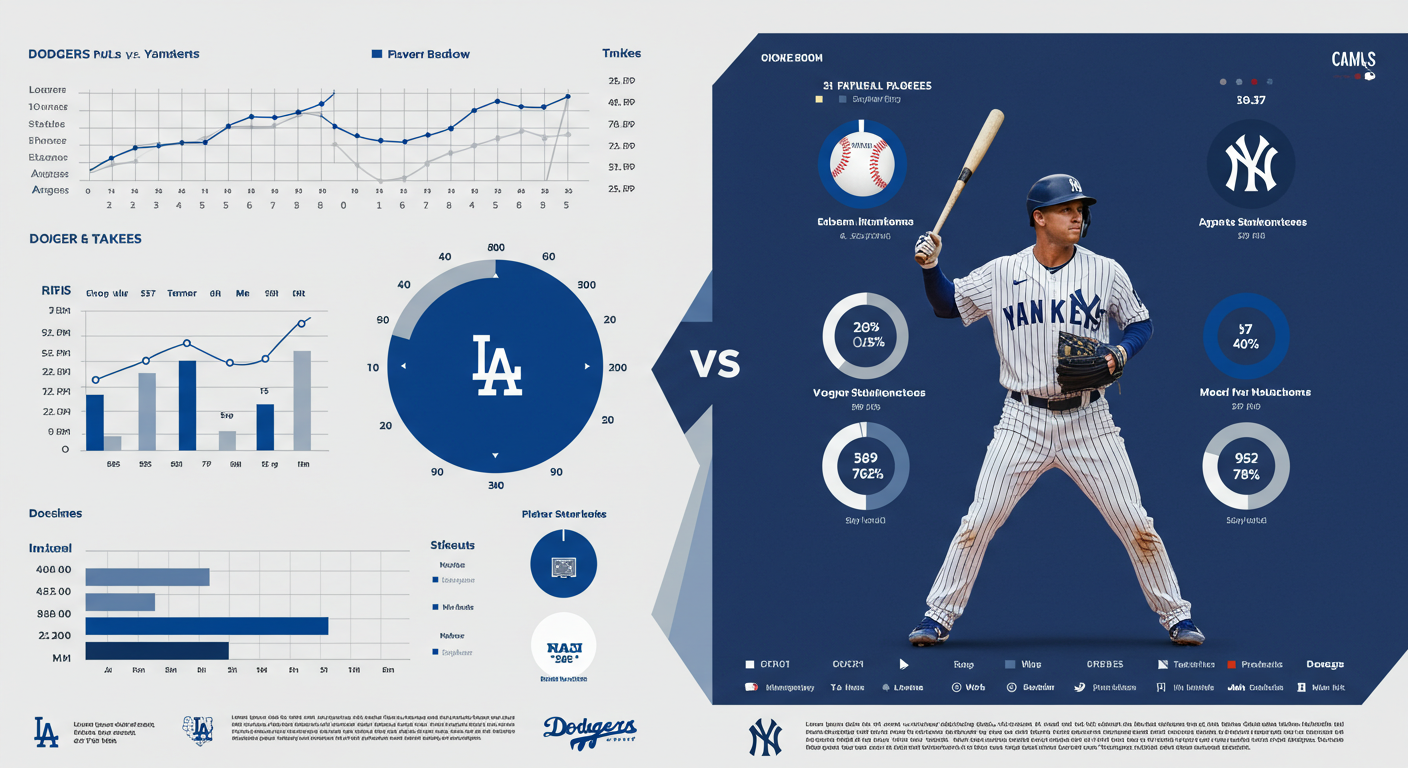 Dodgers vs Yankees Match Player Stats