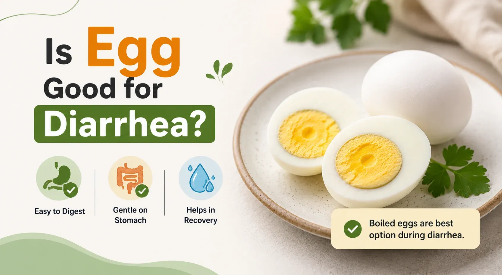 Are Boiled Eggs Good for Diarrhea