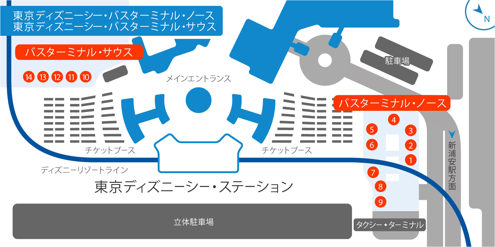 Tdsバスターミナル・ノース徹底解説！サウスとの違いや乗り場・混雑情報