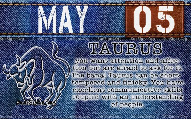 May 5 Is What Zodiac Sign