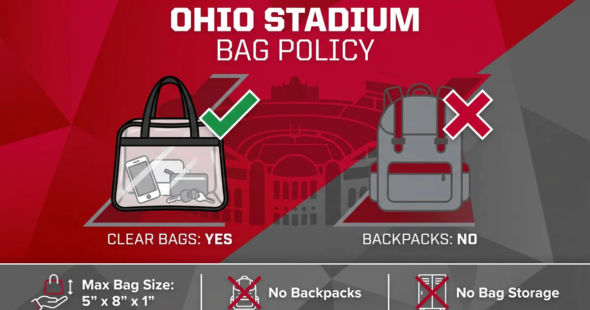 Bag Policy for Ohio Stadium