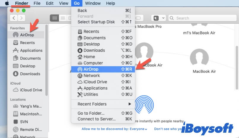 How to Turn on Airdrop on Mac Computer