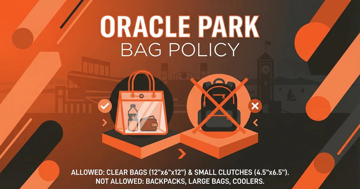 Oriole Park Bag Policy 2026