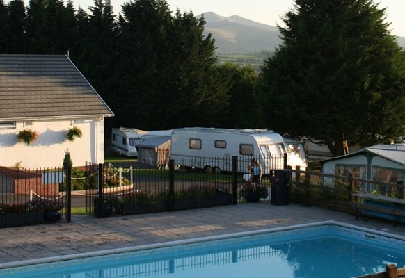 Bishops Meadow Caravan and Camping Park Brecon Camping