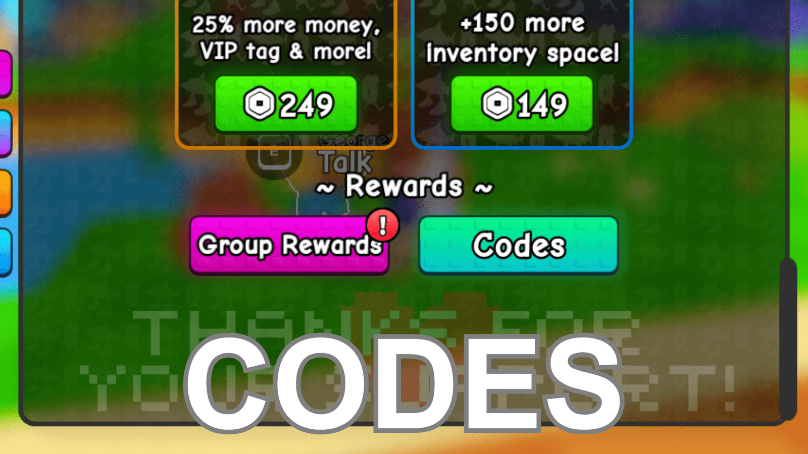 Codes for Plants vs Brainrots on Roblox