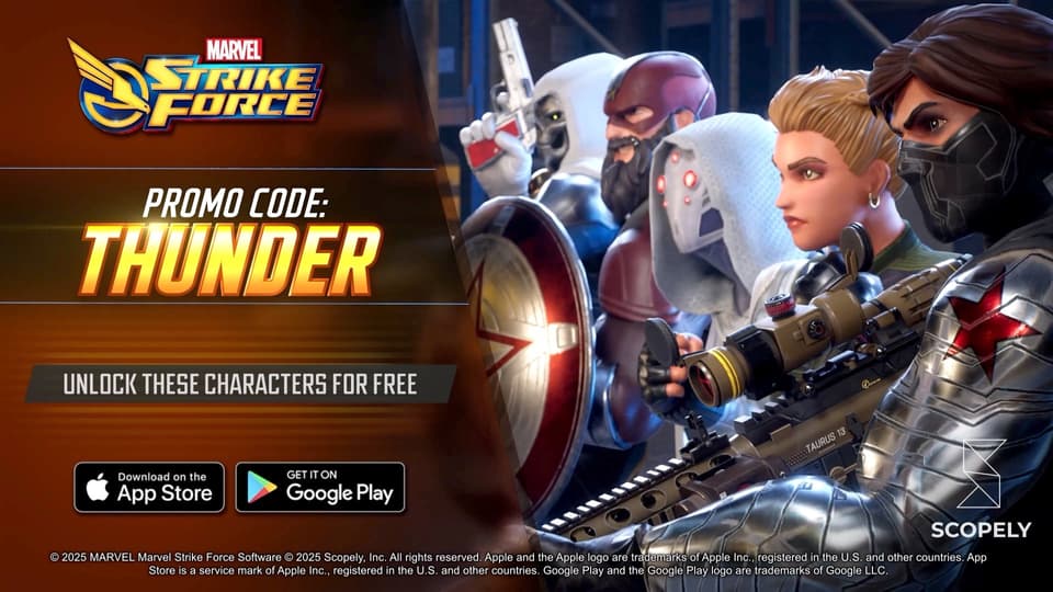 Promo Codes for Marvel Strike Force