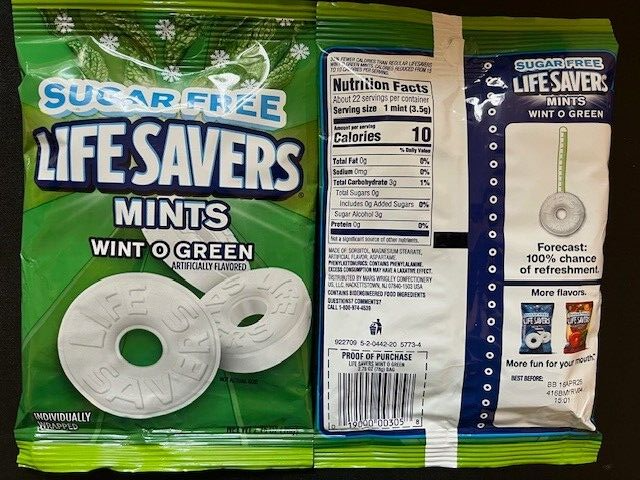 How Much Sugar in Lifesaver Mint