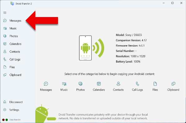 How to Download Messages on Android