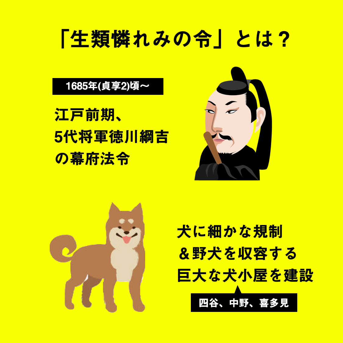 「天下の悪法」の嘘！徳川綱吉の生類憐れみの令が目指した真実